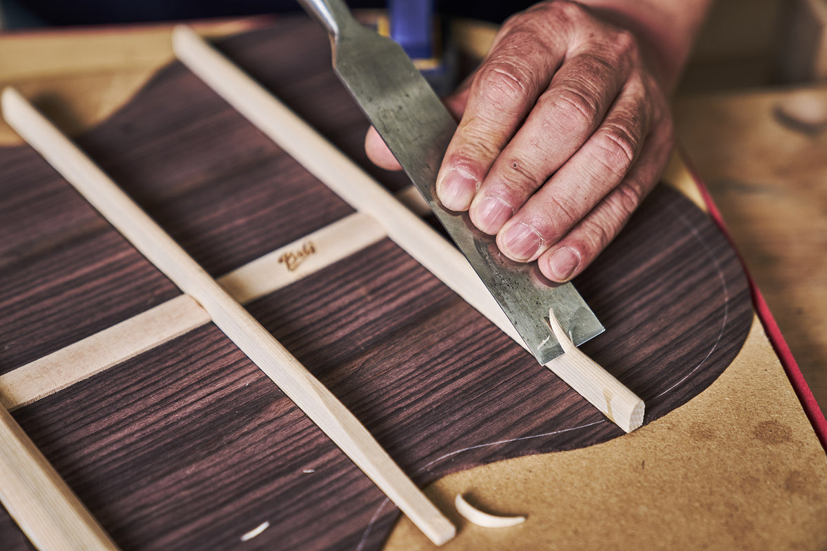 working on the bracing