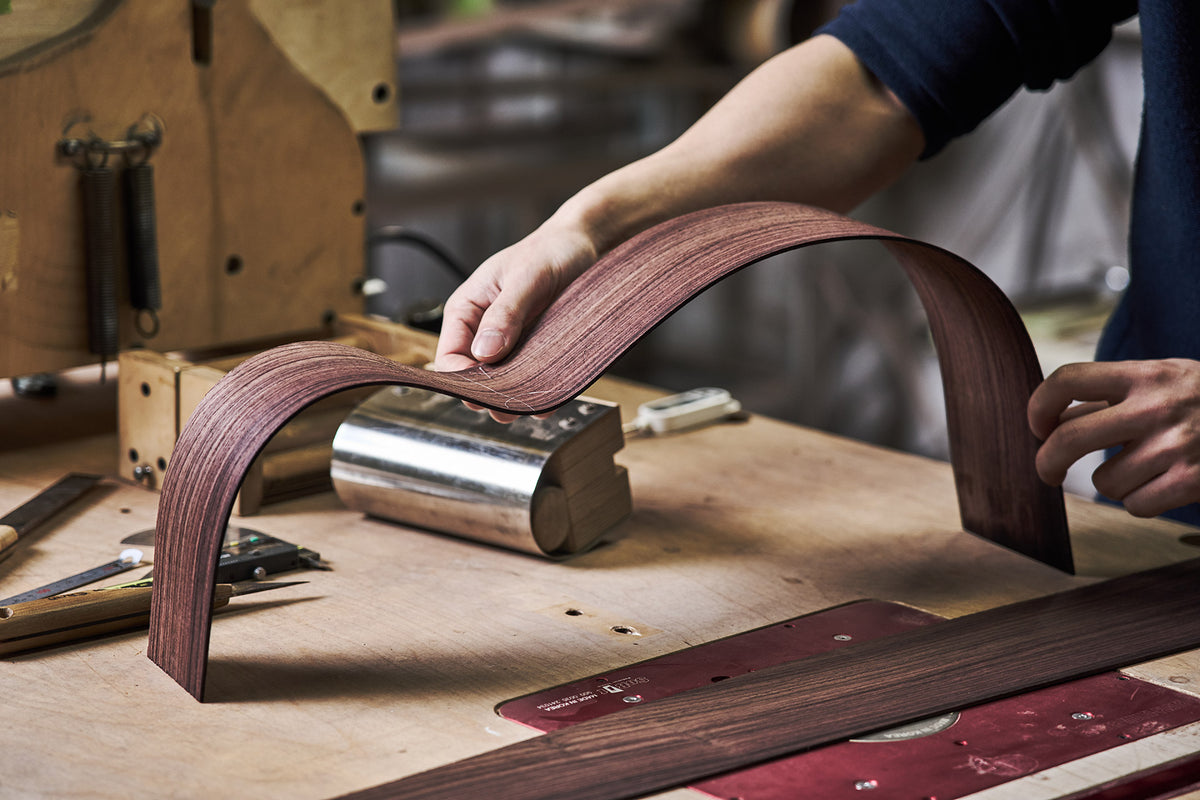 Bending the Indian rosewood sides