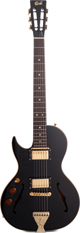 Crossroads Little Sister Cutaway Humbuckers Midnight Ocean (Lefty) - B&G Guitars
