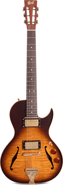 Crossroads Little Sister Cutaway Humbuckers Tobacco Burst - B&G Guitars