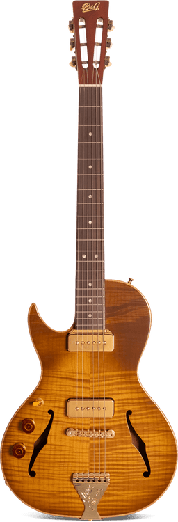 Crossroads Little Sister Cutaway P90s Honey Burst (Lefty) - B&G Guitars