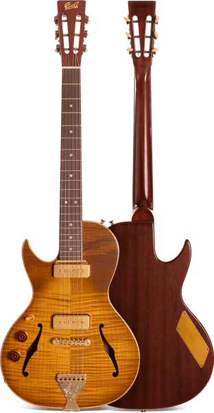 Crossroads Little Sister Cutaway P90s Honey Burst (Lefty) – B&G