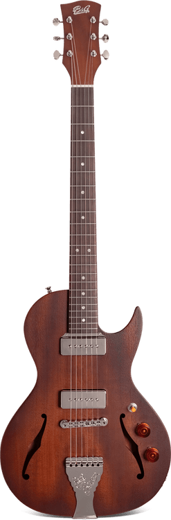 Crossroads Step Sister Cutaway P90s All Mahogany - Open Pore - B&G Guitars