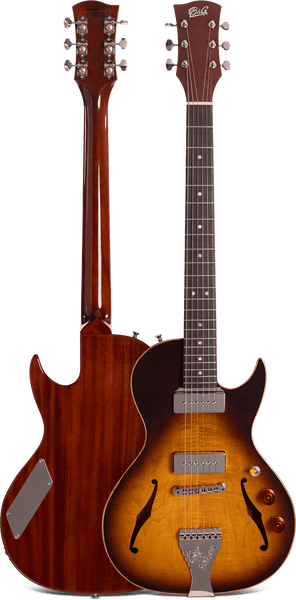 Crossroads Step Sister Cutaway P90s Tobacco Burst – B&G Guitars