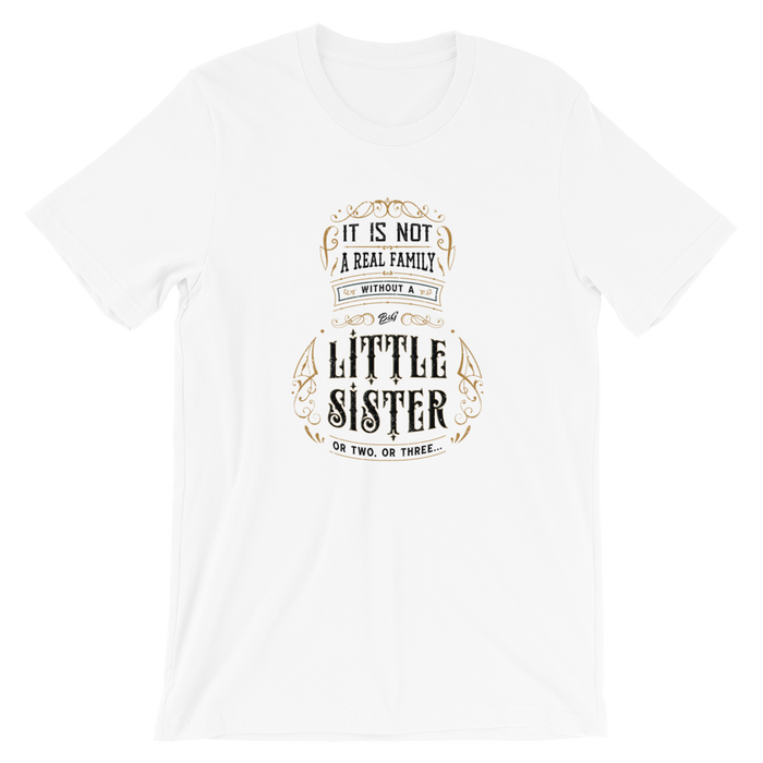 Little Sister Family T-Shirt (White)