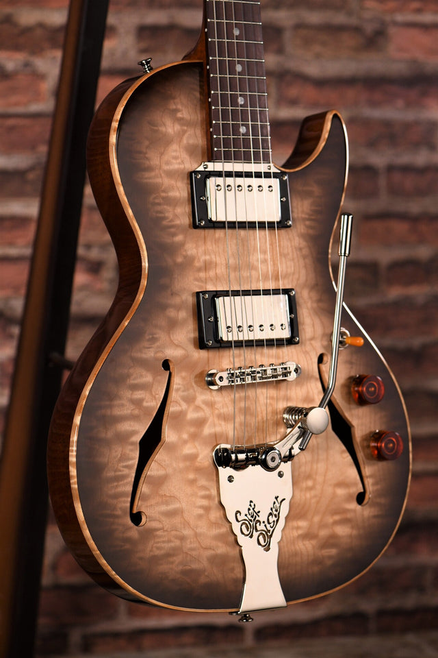 CR Step Sister Quilted Maple Wolf Burst W/B&G Tailbar