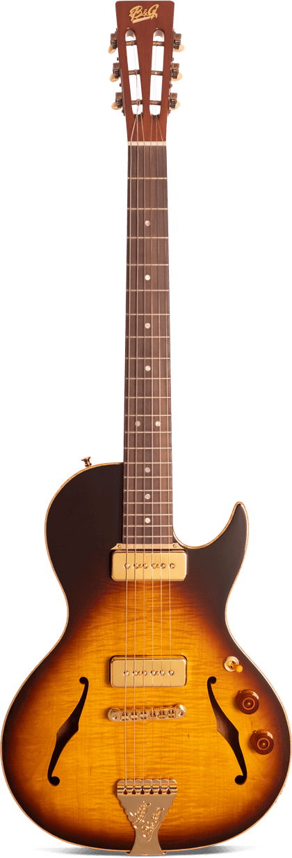 Crossroads Little Sister Cutaway P90s Tobacco Burst