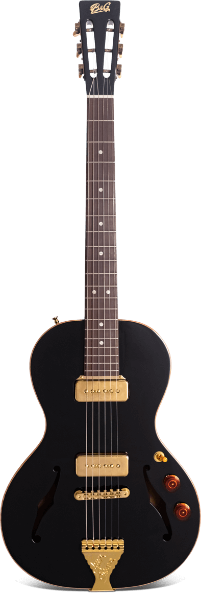 Crossroads Little Sister Non-Cutaway P90s Midnight Ocean