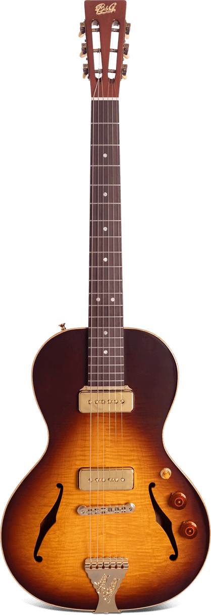Crossroads Little Sister Non-Cutaway P90s Tobacco Burst