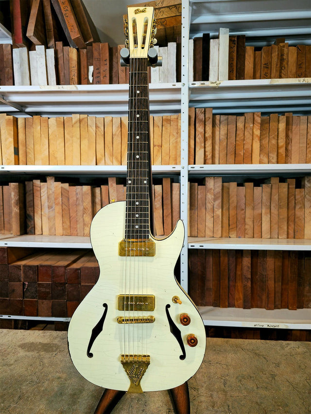 Little Sister Cutaway P90s Elder Ivory