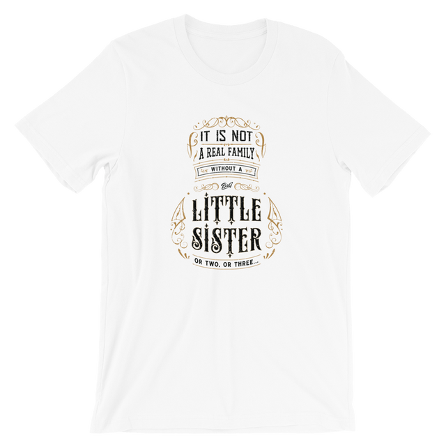 Little Sister Family T-Shirt (White)